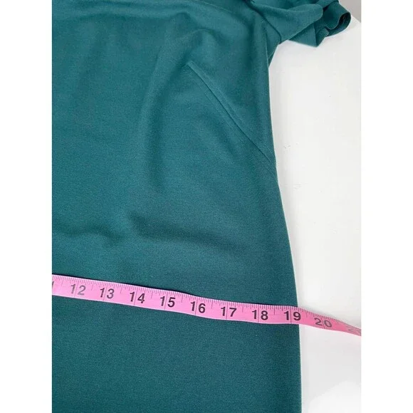 Pietro Brunelli Salisburgo Maternity Dress S Pinewood Green Rosette Sleeve Italy - Picture 10 of 16